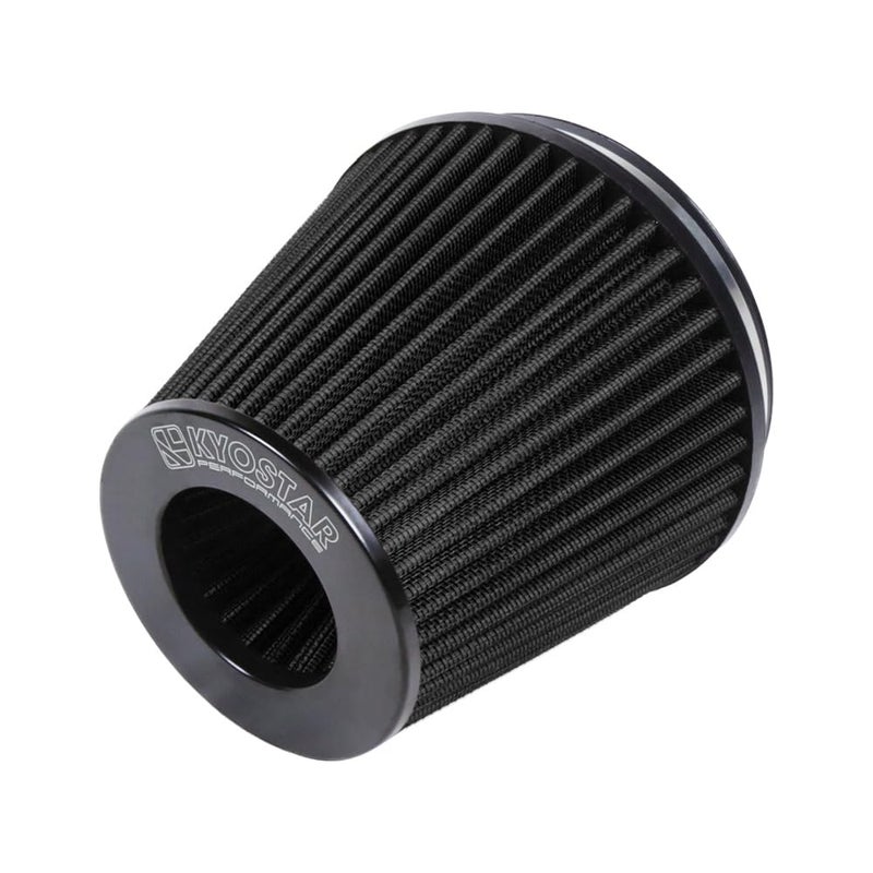 Kyostar 6"" 152mm High Flow Inlet Cold Air Intake Cone Replacement Dry Air Filter Black - Image 4